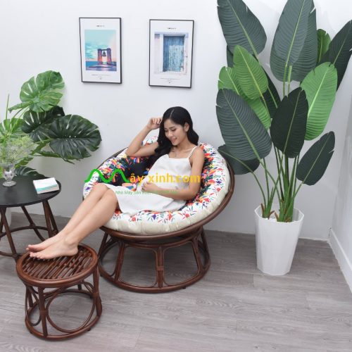 Ghế papasan Cầu Vòng Hoa