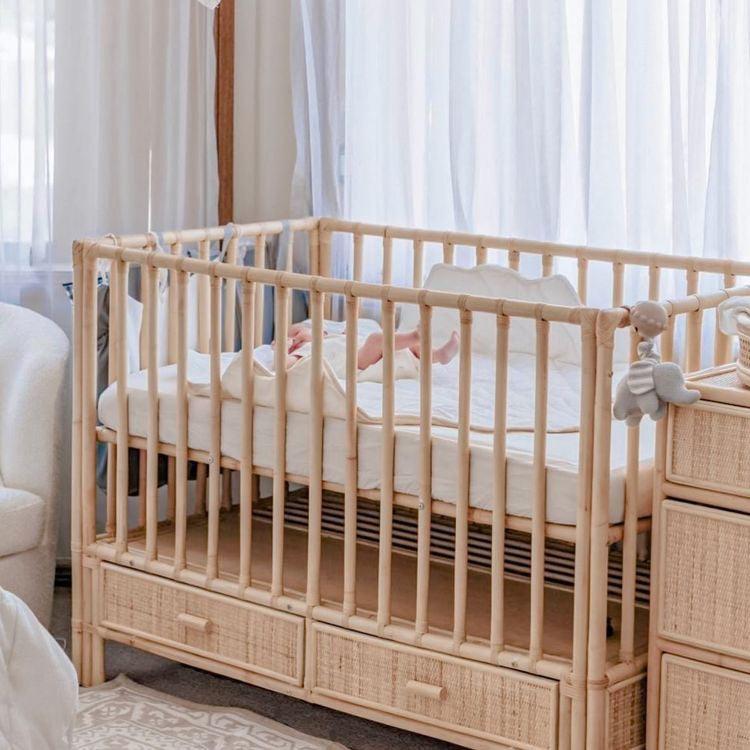 Cũi mây trẻ em MXC03